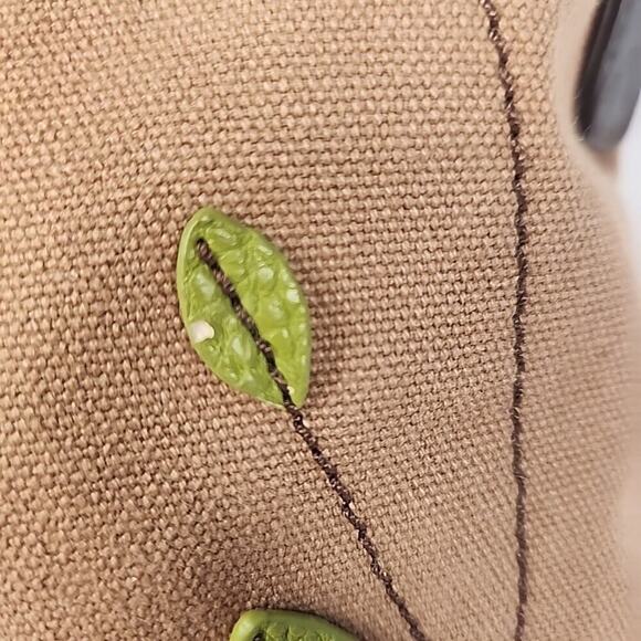 CHALA Crossbody Purse Hobo Handbag Funky Boho Momcore Canvas Fox Charm - Picture 5 of 16